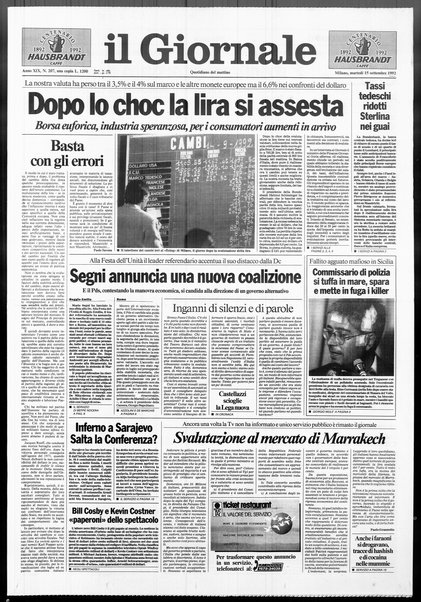 Il giornale : quotidiano del mattino